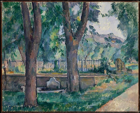 Paul Cézanne. The Pool at Jas de Bouffan