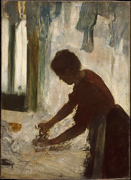 Edgar Degas. A Woman Ironing