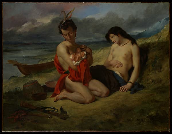 Eugène Delacroix. The Natchez