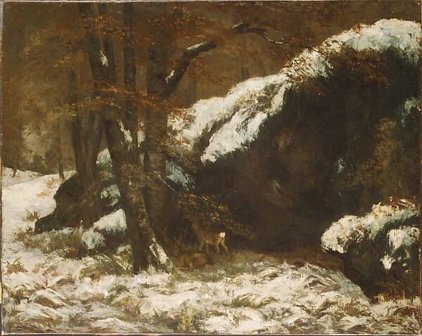 Gustave Courbet. The Deer