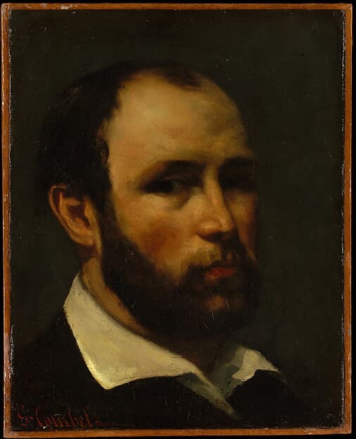 Gustave Courbet. Portrait of a Man