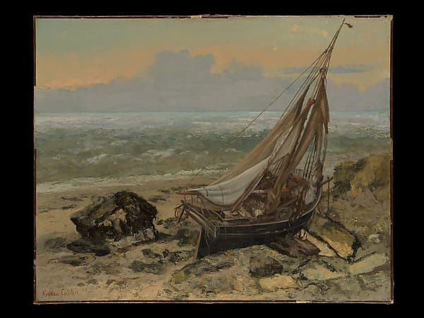 Gustave Courbet. The Fishing Boat