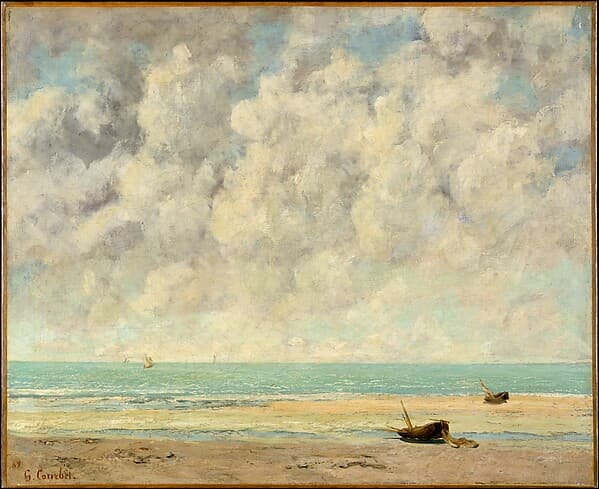 Gustave Courbet. The Calm Sea
