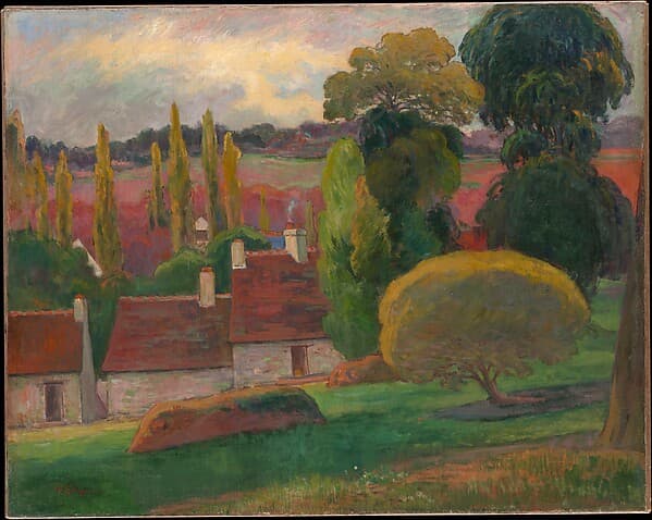 Paul Gauguin. A Farm in Brittany