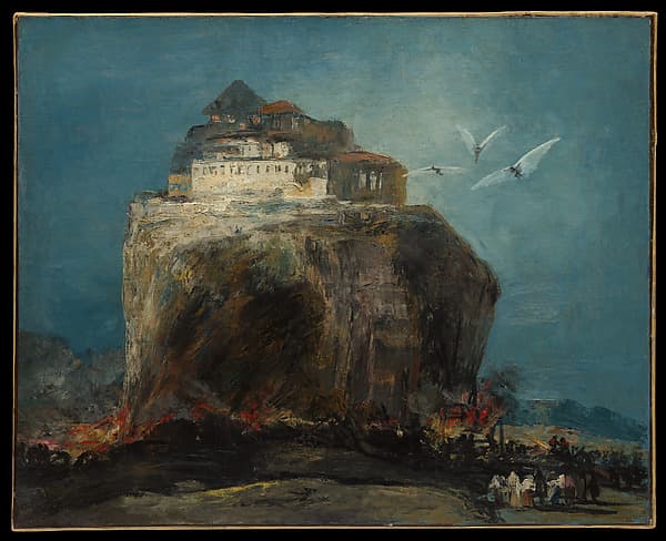 Francisco Goya. A City on a Rock