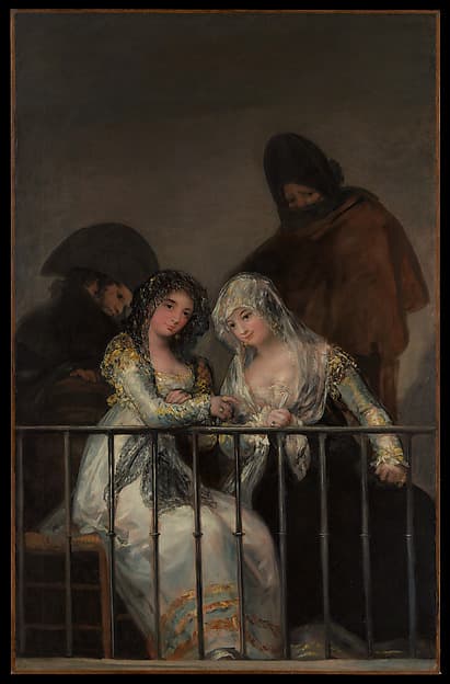 Francisco Goya. Majas on a Balcony