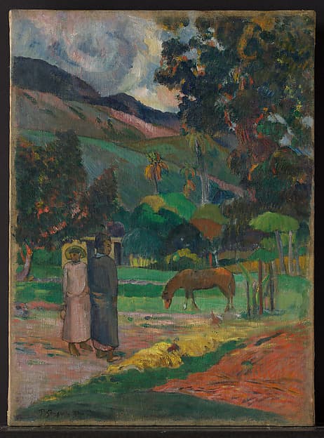 Paul Gauguin. Tahitian Landscape