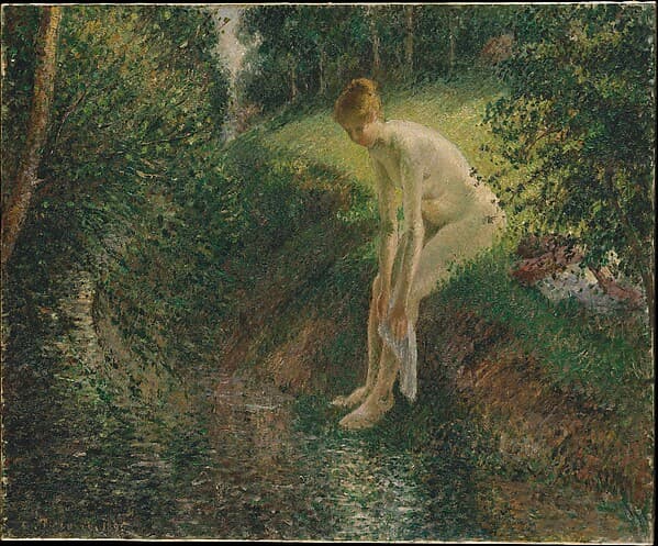 Camille Pissarro. Bather in the Woods