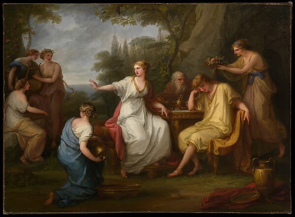 Angelica Kauffman. The Sorrow of Telemachus