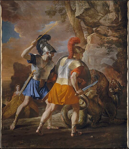 Nicolas Poussin. The Companions of Rinaldo