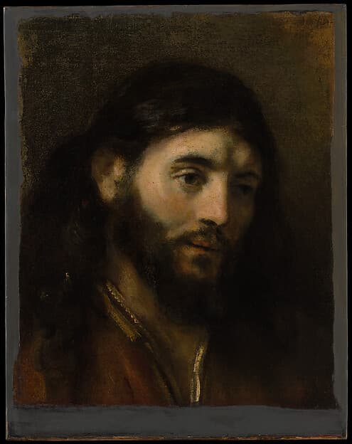 Rembrandt. Head of Christ