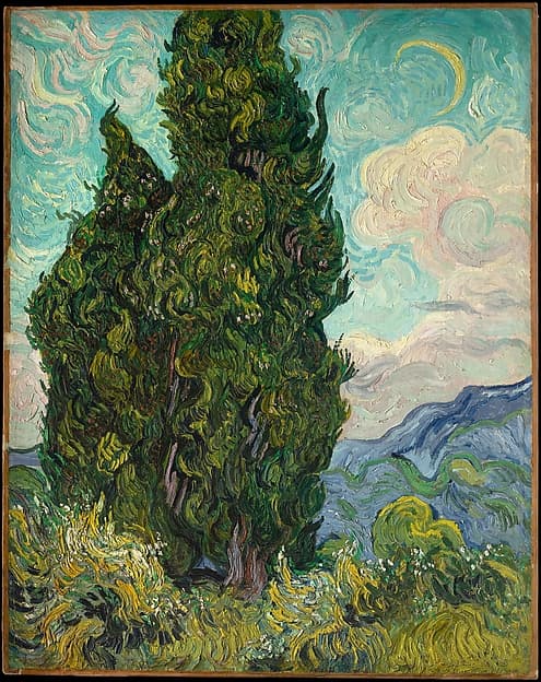 Vincent van Gogh. Cypresses