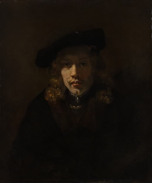 Rembrandt. Man in a Beret