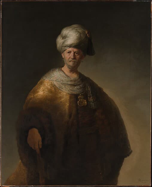 Rembrandt. Man in a Turban