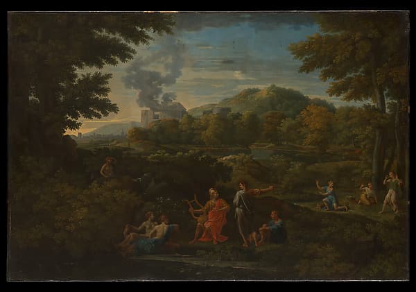 Nicolas Poussin. Orpheus and Eurydice
