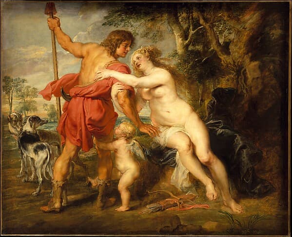 Peter Paul Rubens. Venus and Adonis