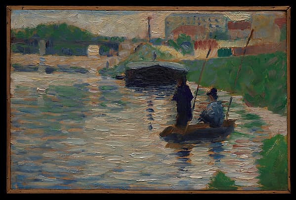 Georges Seurat. View of the Seine