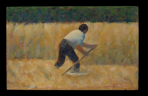 Georges Seurat. The Mower