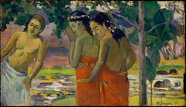 Paul Gauguin. Three Tahitian Women