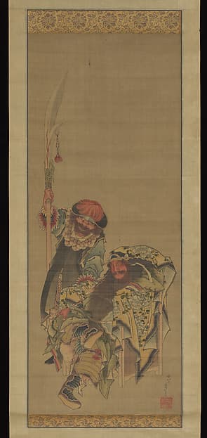 Hokusai. Untitled — Hanging scroll