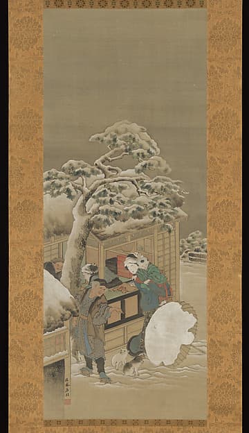 Hokusai. Untitled — Hanging scroll