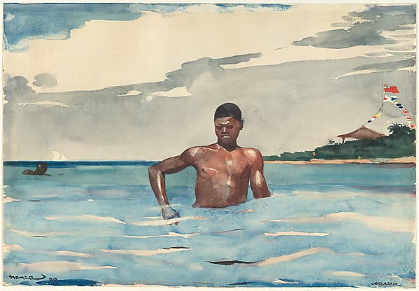 Winslow Homer. The Bather