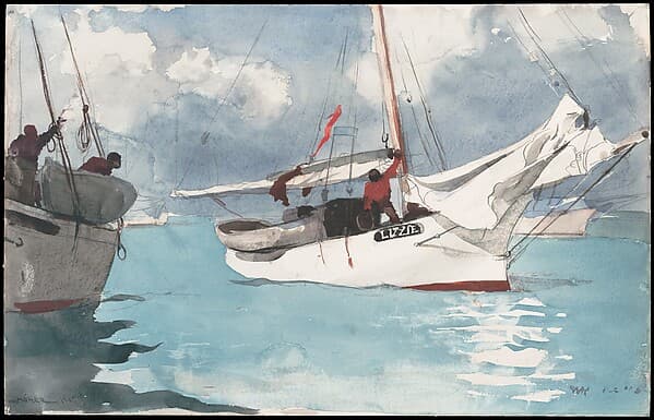 Winslow Homer. Fishing Boats, Key West