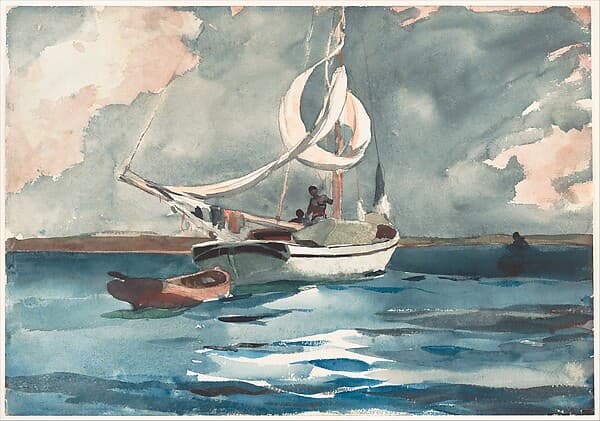 Winslow Homer. Sloop, Nassau