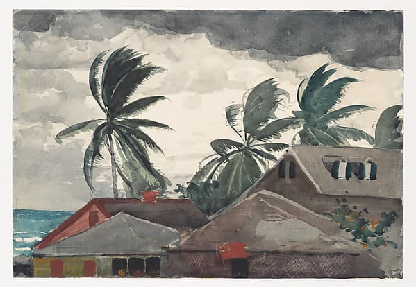 Winslow Homer. Hurricane, Bahamas