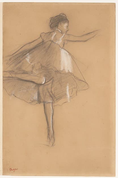 Edgar Degas. Dancer on pointe