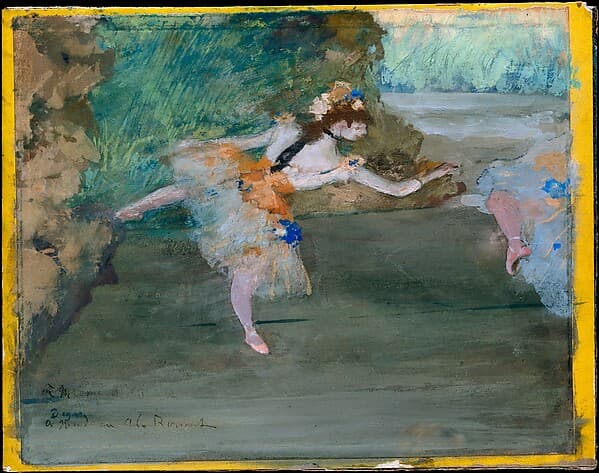 Edgar Degas. Dancer Onstage
