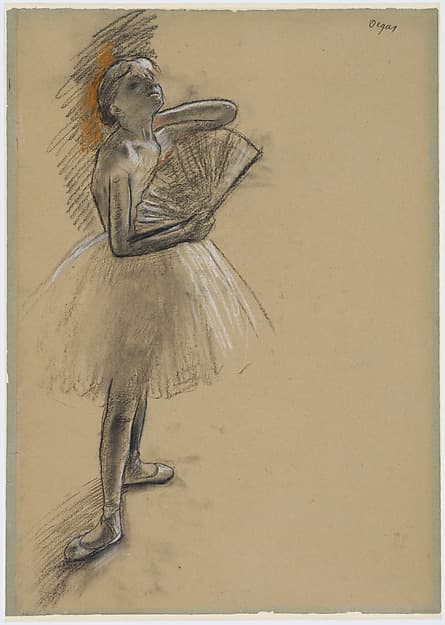 Edgar Degas. Dancer with a Fan