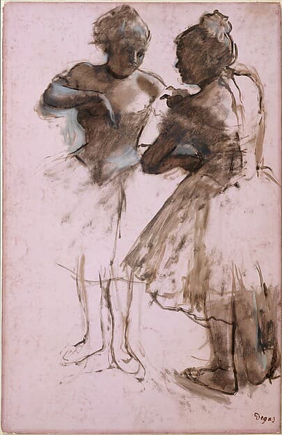 Edgar Degas. Two Dancers