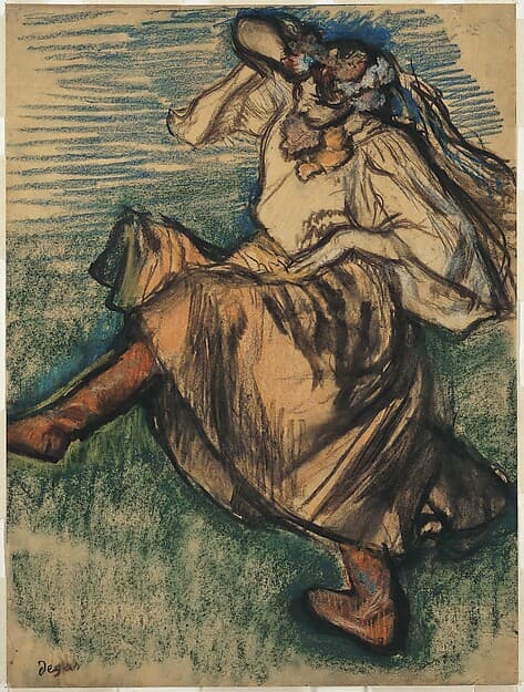 Edgar Degas. Dancer in Ukrainian Dress