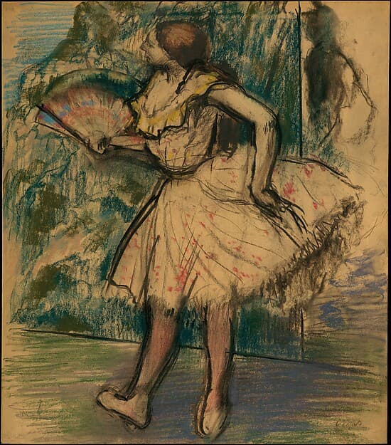 Edgar Degas. Dancer with a Fan