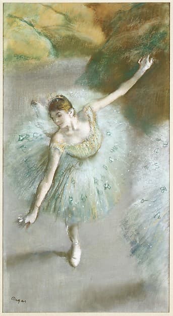 Edgar Degas. Dancer in Green