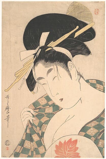 Kitagawa Utamaro. A Courtesan