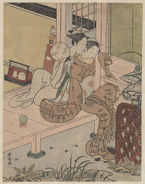 Suzuki Harunobu. The Gossips