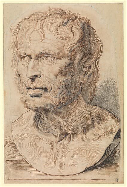 Peter Paul Rubens. Bust of Pseudo-Seneca