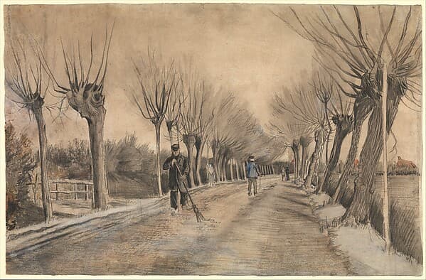 Vincent van Gogh. Road in Etten