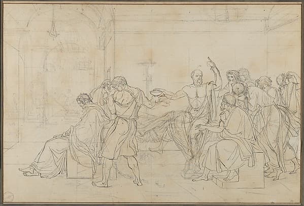 Jacques-Louis David. Death of Socrates