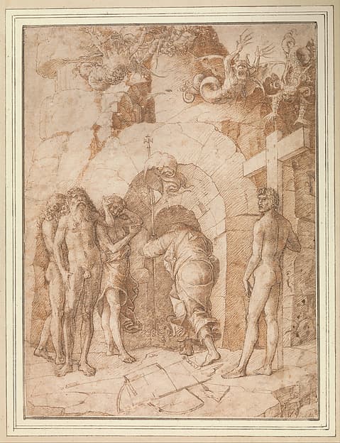 Andrea Mantegna. Descent into Hell