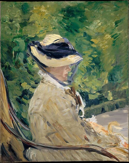 Эдуард Мане. Мадам Мане (Сюзанна Ленхофф, 1829–1906) в Бельвю