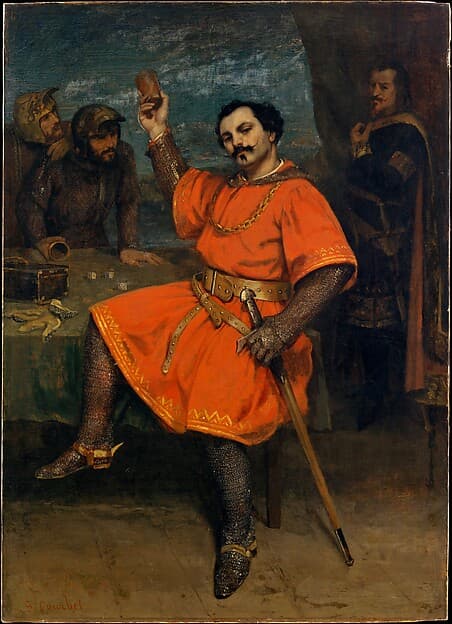 Гюстав Курбе. Луи Геймар (1822–1880) в роли Роберта-Дьявола