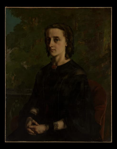 Гюстав Курбе. Мадам Фредерик Брейер (Фанни Элен ван Брюйссель, 1830–1894)