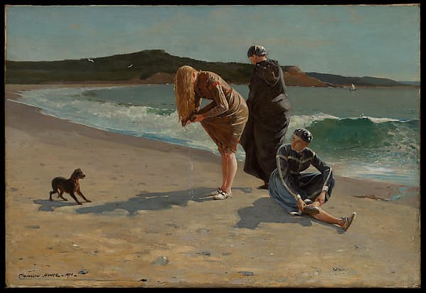 Winslow Homer. Eagle Head, Manchester, Massachusetts (High Tide)