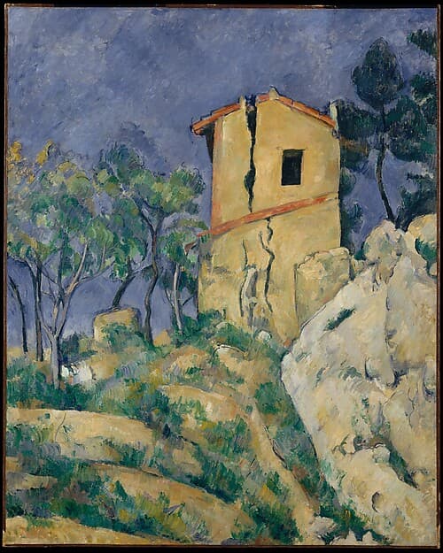 Paul Cézanne. The House with the Cracked Walls