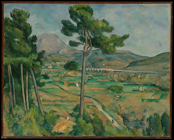 Paul Cézanne. Mont Sainte-Victoire and the Viaduct of the Arc River Valley