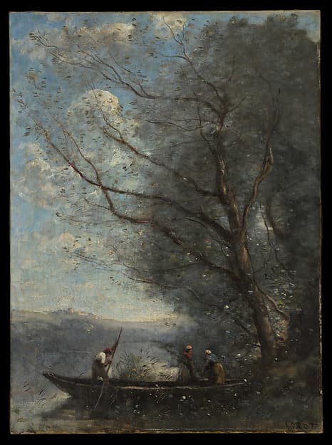Jean-Baptiste-Camille Corot. The Ferryman