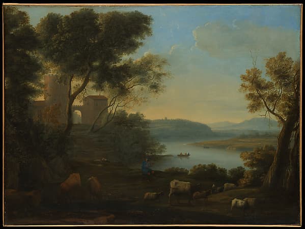 Claude Lorrain. Pastoral Landscape: The Roman Campagna